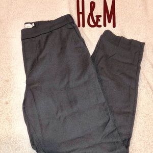 NWT dark gray pants w/ elastic waist H&M size: 8